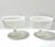 1960s Pair of e.o. Brody Milk Glass Pedestal Compotes – Vintage American Fruit Bowls For Sale - Image 5 of 8
