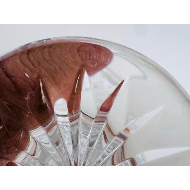 Waterford Crystal Waterford Crystal Vase With Butterflys For Sale - Image 4 of 7