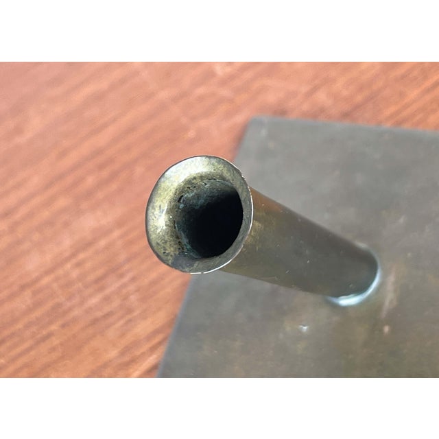 Mid-Century Modern Minimalist German Brass Pen Holder, 1950s For Sale - Image 10 of 15