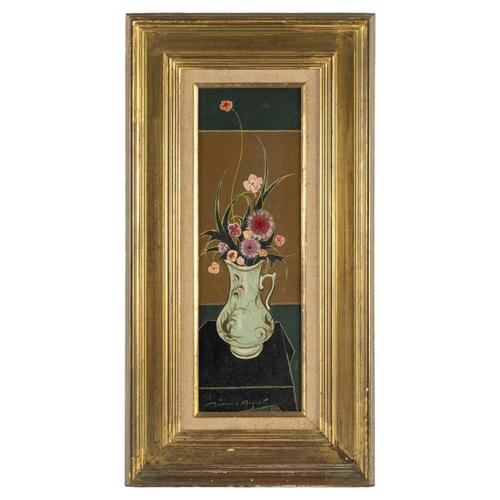 Simon-Auguste, Bouquet, Early 20th Century, Oil on Canvas, Framed For Sale - Image 9 of 9