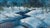 U.P. by Matthew Paoletti | Oil on board Winter landscape with a stream and snow-covered banks. For Sale