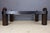 Postmodern Kaiser/Newman Coffee Table W/Porcelain Insulators, Black Aluminum and Wood Base For Sale - Image 3 of 10