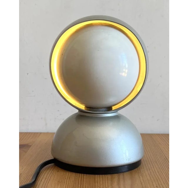 Metal Eclisse Table Lamps by Vico Magistretti for Artemide For Sale - Image 7 of 9