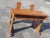 Antique Scandinavian Wooden School Bench, in Good conditions. Designed 1920 to 1949
