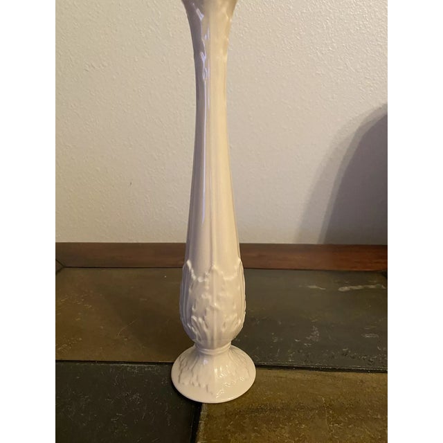 American Vintage Lenox Embossed Bud Vase For Sale - Image 3 of 3