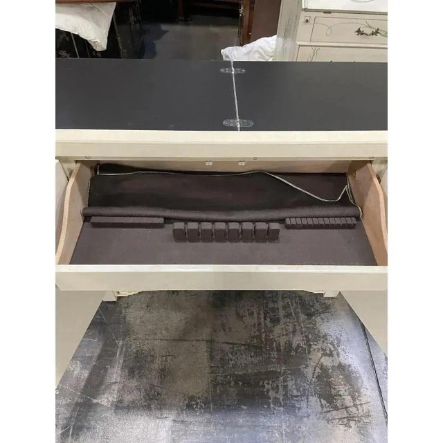 White of Mebane Lacquered Asian Chinoiserie Style Sideboard For Sale In Chicago - Image 6 of 10