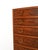 Scandinavian Mahogany Chest of Drawers with Brass Handles, 1940s For Sale - Image 10 of 11