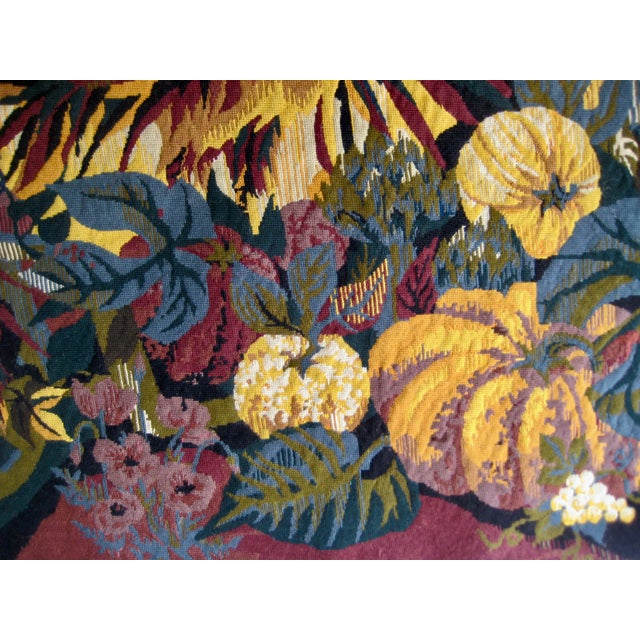 Textile 1960s French Mid Century Modern Herve Lelong Aubusson Tapestry For Sale - Image 7 of 9
