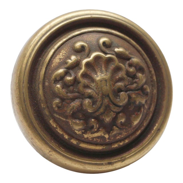 Louis XIV Brass Fenmore Door Knob For Sale
