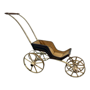 19thc Doll Buggy in Original Paint