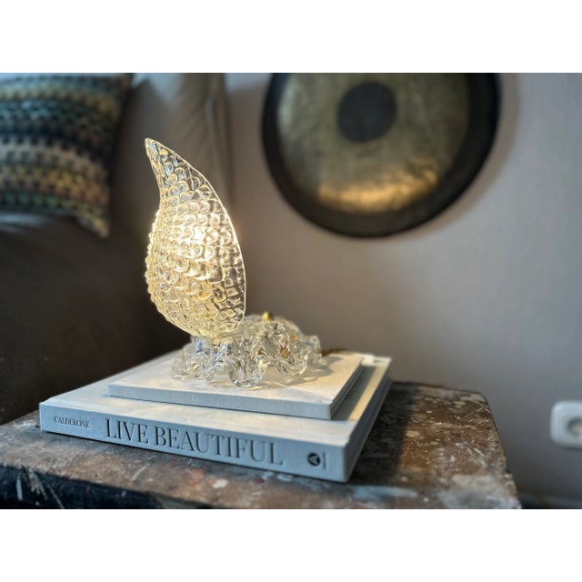 Art Deco Murano Glass Table Lamp by Ercole Barovier, 1920s For Sale - Image 12 of 18