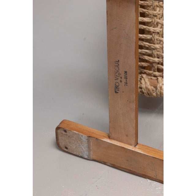 Brown Easy Chairs by Audoux & Minet for Vibo Vesoul, France, 1940s, Set of 2 For Sale - Image 8 of 9