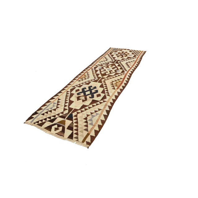 Traditional Vintage Herki Kilim Runner For Sale - Image 3 of 7