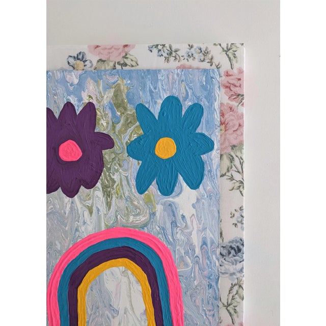 "Wildly Inappropriate" Contemporary Abstract Mixed-Media Painting by Frances Sousa For Sale - Image 6 of 6