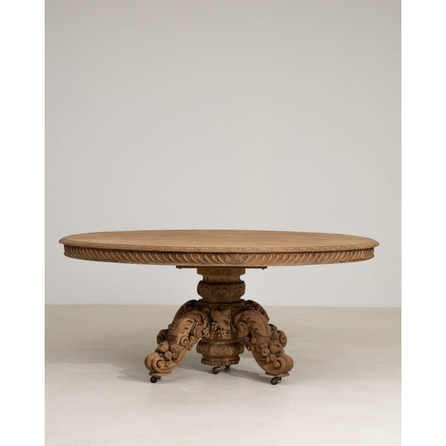 Henri II Oval Center Table, Antique, France, Circa 1880 For Sale - Image 13 of 14