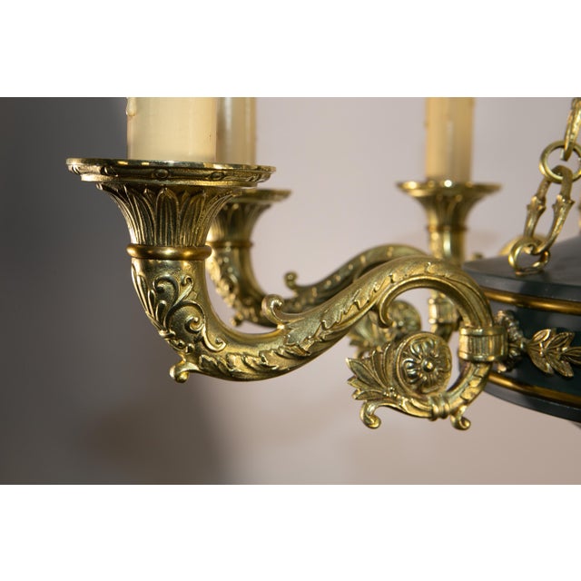 Empire Style Chandelier, France, 1930s For Sale - Image 9 of 14