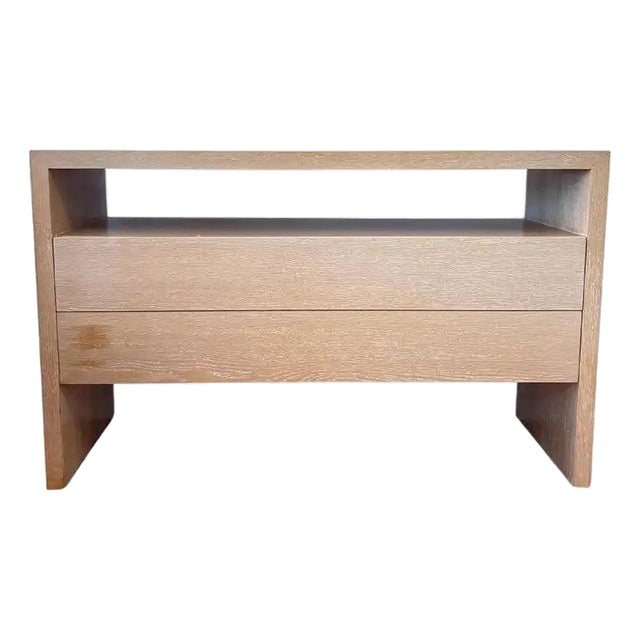 Hamptons Console, Oil-Rubbed Teak For Sale