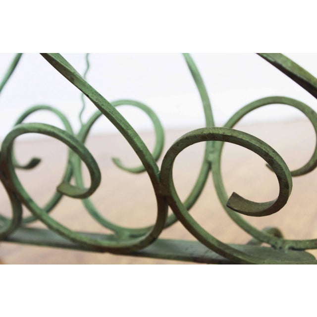 Mid-Century Metal Magazine Rack, 1950s For Sale - Image 4 of 12