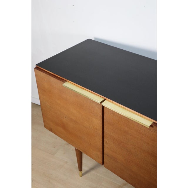 Vintage Teak and Brass Sideboard, 1970s For Sale - Image 6 of 18