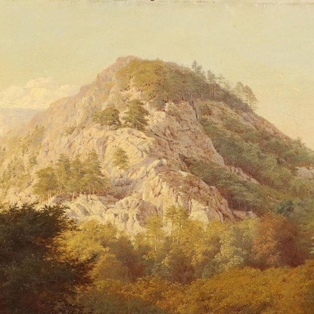 Dipinto Edward Henry Holder, Landscape Composition, Oil on Canvas For Sale - Image 8 of 13
