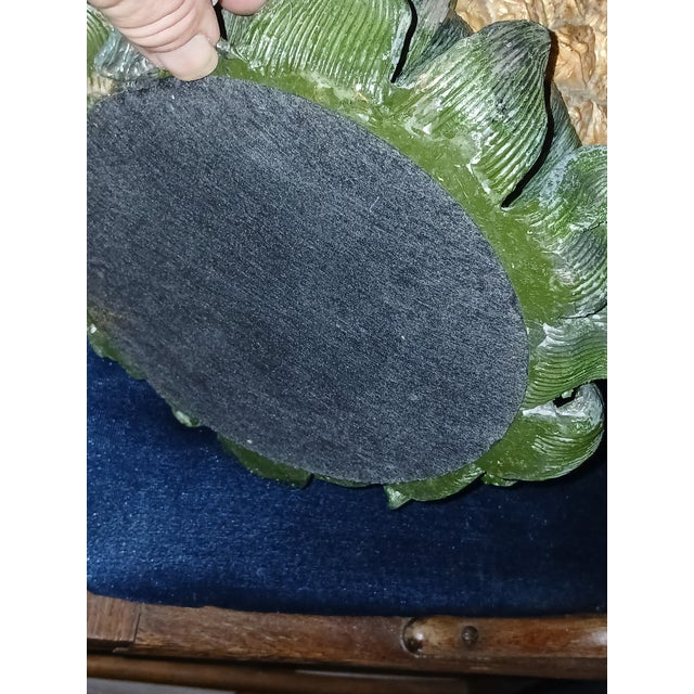 Green Vintage Hollywood Regency Pineapple Table Lamp For Sale - Image 8 of 13