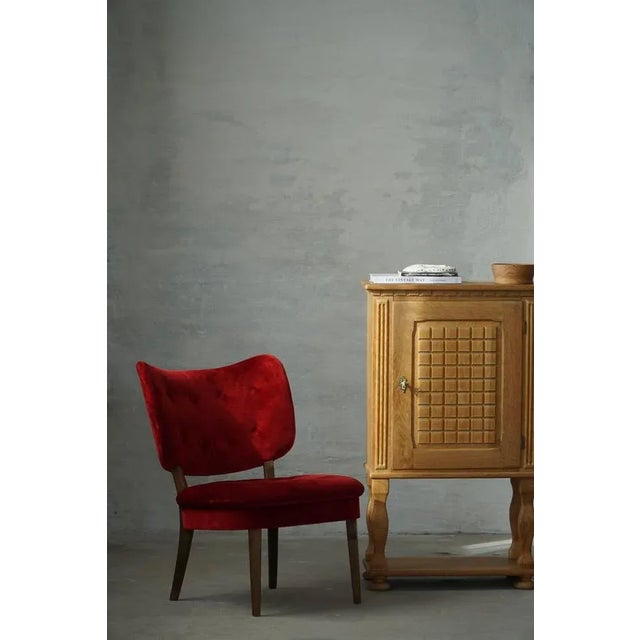 Mid-Century Swedish Vilstol 205 Armchairs by Gunnar Thalberg, 1950s, Set of 2 For Sale - Image 3 of 18