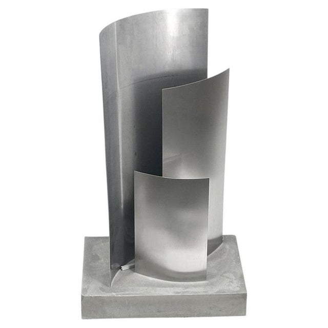 Essenz Floor Lamp in Concrete with Steel and Aluminium by Case Studios For Sale - Image 11 of 11
