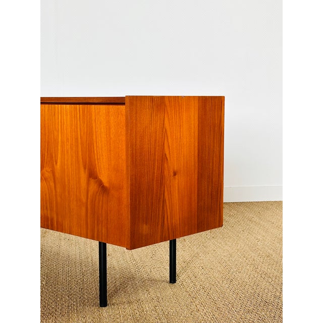 Minimalist Scandinavian Teak Sideboard, 1960s For Sale - Image 6 of 15