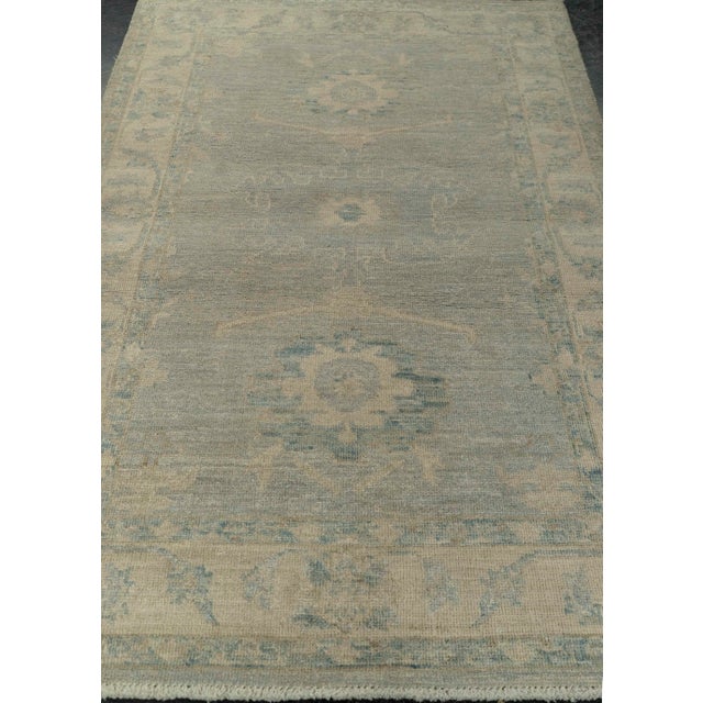 Oushak Rug 3'4" x 5'2" #21331 Explore a curated collection of hallway runners, wool rugs, and handmade masterpieces at ,...