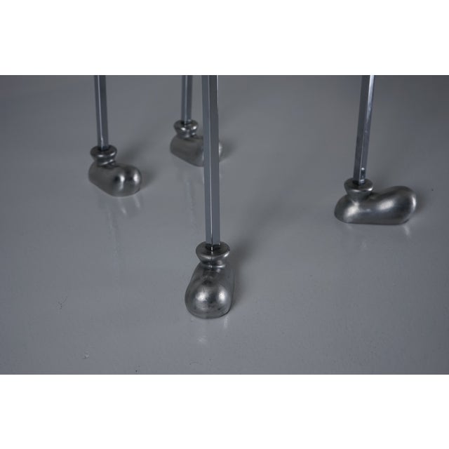 Metal Garriris Chair by Javier Marshal for Akaba, 1980s For Sale - Image 7 of 12