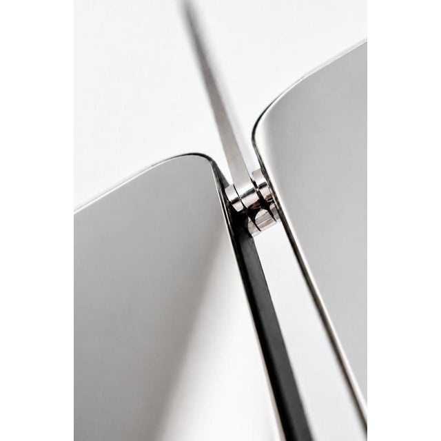 Gold Groove Silver Median Modular Wall Mirror by GTG Design Couture For Sale - Image 8 of 11