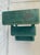 Tuscany Italian Country Carved &Amp; Distressed Green Painted Wood 3-Step Library Ladder For Sale - Image 4 of 11