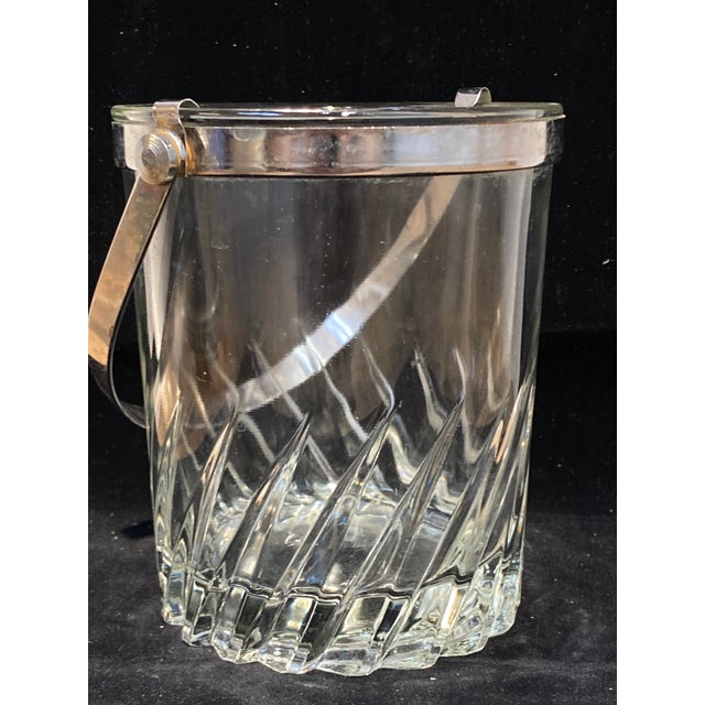 Vintage French Crystal Ice Bucket, 1960, in Flawless conditions. Designed 1960 to 1969