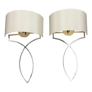 Nicolas Aubagnac for Porta Romana Wall Sconces, Pair For Sale