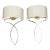 Nicolas Aubagnac for Porta Romana Wall Sconces, Pair For Sale
