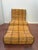 Amazing Danny Fong 1970 rattan and bamboo chair and ottoman set. modern design stool 29 long 33 wide 13 high