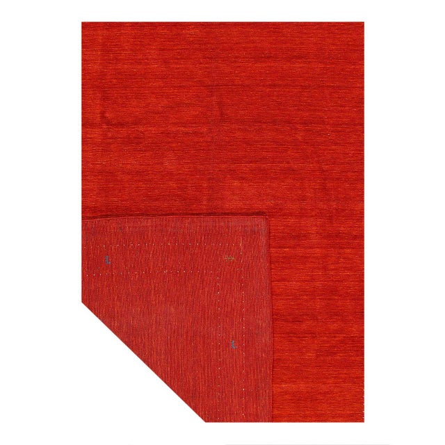 Traditional Pasargad DC Fine Hand Knotted Gabbeh Design Rug For Sale - Image 3 of 3