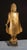 Gilded Hand Carved Standing Buddha Statue Tibetan Buddhist Art For Sale - Image 3 of 8