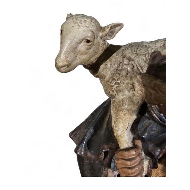 Large Sculpture of a Shepherd, 1950 For Sale - Image 11 of 15