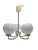 Vintage Pendant Light in Brass and Glass, Poland, 1970s For Sale - Image 10 of 10