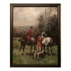 19th Century Scott Leighton Oil Painting