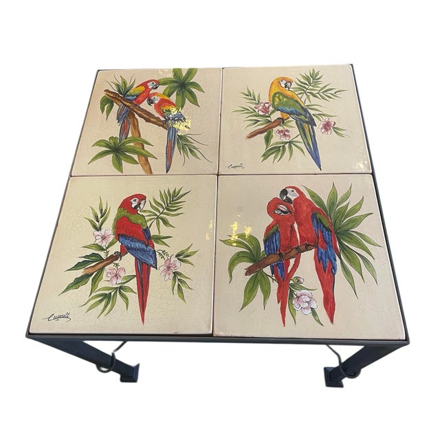 Add a vibrant, artisanal touch to your home with this stunning contemporary bistro table, handcrafted in Italy. The...