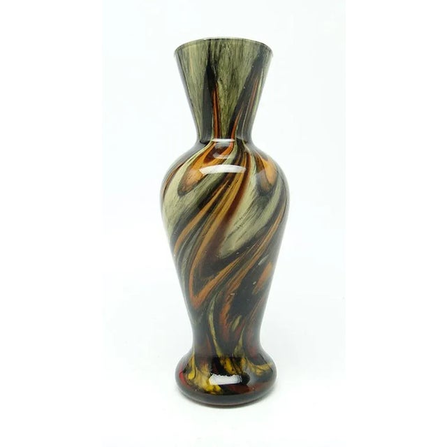 Brown Postmodern Vase from Alum Bay Isle of Wight, United Kingdom, 1950s For Sale - Image 8 of 8