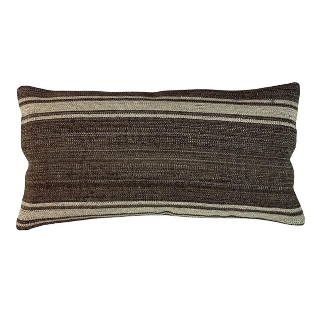 Vintage Turkish Kilim Pillow Cover For Sale - Image 10 of 11