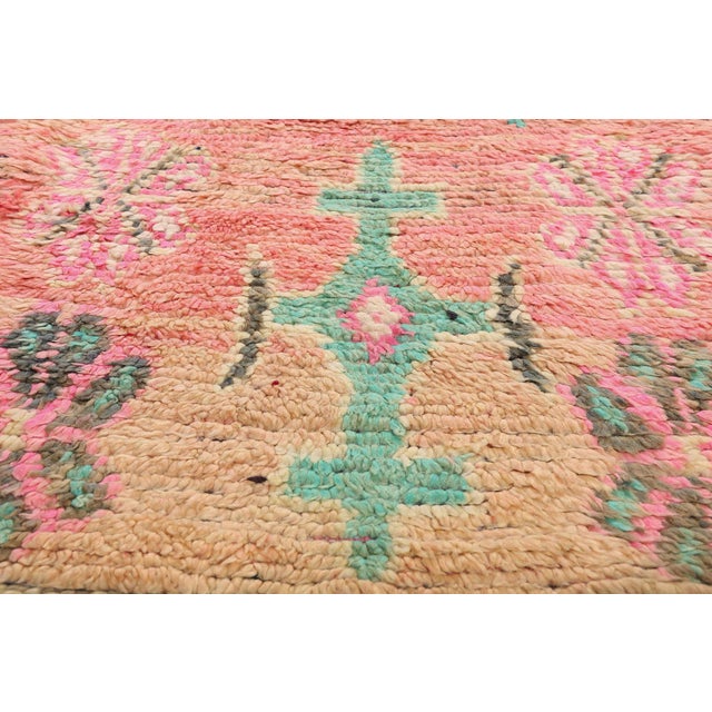 Late 20th Century Vintage Boujad Moroccan Rug, 02'06 X 11'10 For Sale - Image 5 of 10