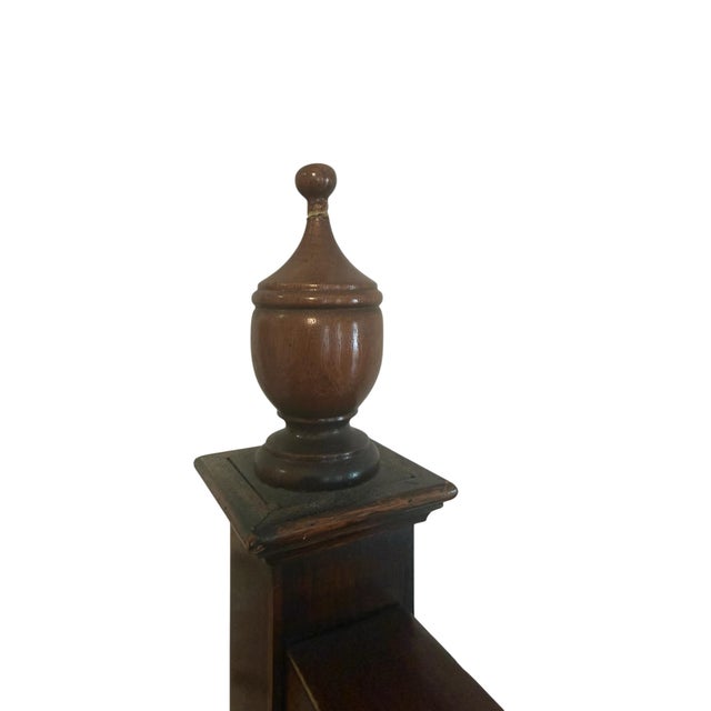 Wood English Regency Inlaid Dressing Mirror For Sale - Image 7 of 10