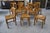 Wood Vintage Beech Bistro Chairs, 1950s, Set of 10 For Sale - Image 7 of 15