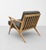Pair - Mid Century Modern Oak Lounge Chairs – Handcrafted Armchair With Sculpted Details For Sale - Image 9 of 12