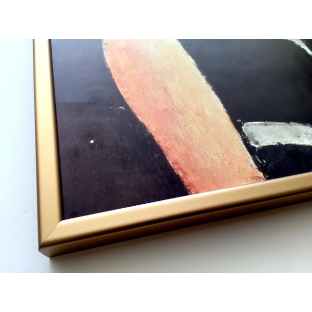 Modigliani Vintage 1980's Lithograph Print Framed Poster " Madame Georges Van Muyden " 1917 For Sale - Image 9 of 13