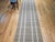Vintage American Amish Rag Runner, Handwoven Stripe Pattern, Green & Yellow, 3x16 For Sale - Image 9 of 18